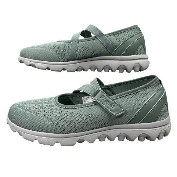 Propet NWOB Green TravelActive Breathable Mesh Mary Jane Walking Shoe Size 8.5 - Picture 3 of 12